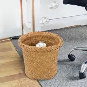 Wicker Trash Basket For Bedroom Laundry Basket Woven Trash Basket