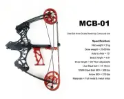 Steel Ball Arrow Double Bowstrings Compound bow MCB-01
