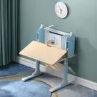 80cm Height Adjustable Children Kids Ergonomic Study Desk Only Blue Generic