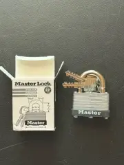 Master Lock Commercial Padlock 500KABRK Key: 197 - Comes With 2 Keys