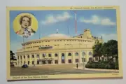 Angelus Gospel Church, Aimee Semple McPherson Portrait, Los Angeles, CA. Linen.