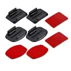 2 Curved+ Flat Surface Mounts 4 Adhesive Mount Stickers for GoPro HERO11/10/9/8