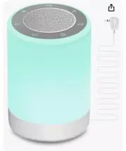 White Noise Sleep Sound Machine 32 Sounds Night Light Travel Baby NWT RP $65
