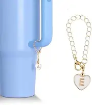 [Generic] Charm Accessories for Stanley Cup, Name ID Letter Handle Charm for Stanley Cup 30&42 Oz Tumbler