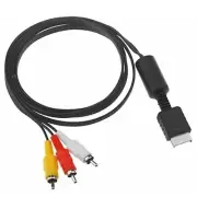 RCA AV Audio Video Line Cable TV Lead For PS1 PS2 PS3 Console HDMI Adapter