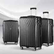 Wanderlite 3 Set Luggage 20-24-28 Inch Suitcase with TSA Lock Carry On Hard Shel