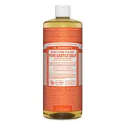 Dr. Bronner's Pure-Castile Soap Liquid (Hemp 18-in-1) Tea Tree 946ml