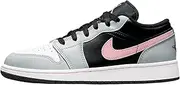 [Nike] Jordan Youth Jordan 1 Low 553560 062 Black Grey Pink - Size 6.5Y