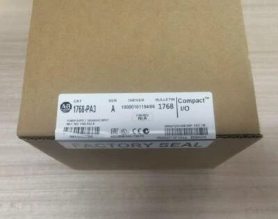 New Factory Sealed AB 1768-PA3 SER A Compactlogix Power Supply 1768PA3 US Stock