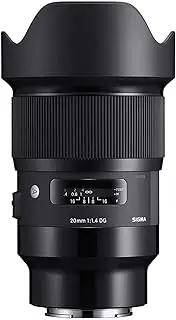 [Sigma] 4412965 20mm f/1.4 DG HSM Art Lens for Sony (E-Mount), Black