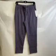 ATHLETA Retroterry Tapered Pants Women's Size S Nightfall