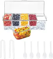 DJAPWPX Insulated Picnic Box Set - 5-Pack Detachable Containers with Clear Lids | Portable Chilled Food Storage for BBQs, Beach Days & Camping
