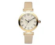 Creative Belt Girl Watch Fashion Simple Cute Mickey Quartz Watch Stainless Steel and Leather Casual Quartz Watch-Gold