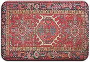 Persian Rugs Front Door Mat Large Outdoor Indoor Entrance Doormat -Waterproof Low Profile Door Mats Stylish Welcome Mats Garage Patio Snow Scraper Front Doormats