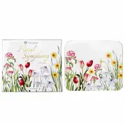 Ashdene Dining Kitchen Floral Symphony Cork Back Coasters Set 6