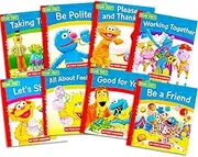 Sesame Street Elmo Manners Books For Kids Toddlers -- Set of 8 Manners Books