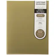 NCL Self Adhesive Slim Gold Refillable Album - White Pages UR1