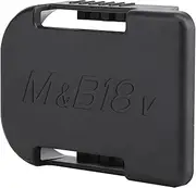5PCS Strong Black Battery Holder Mounts for / 18V Tools – Heavy-Duty ABS Plastic, Securely Stores Batteries, Access Power Indicator, for Organizing in, Workshops,