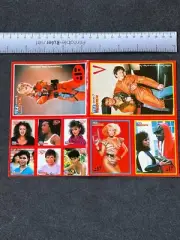 Ultra RARE 1983 Stickers Sheet V The Visitors Series Unseen cards Alien Show P