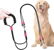 Double Dog Strap | Pet Strap Double Dog Rope - Small Medium Animals Outdoor Tool with Adjustable Length for Walking, Running, Hiking, Camping
