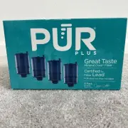 PUR Plus Mineral Core Faucet Replacement RF-9999 Water Filter 4-Pack