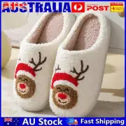 Christmas Plush Slip-on House Shoes Cozy Elk Soft Thick Sole Household Supplies