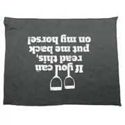 Animal Horse If You Can Read This Put Me Back On My - Funny Novelty Soft Sport Microfiber Towel