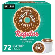 Regular Single-Serve K-Cup Pods, Medium Roast Coffee, 12 Count (Pack of 6), Tot