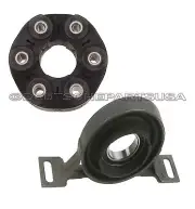Drive Shaft Flex Disc Joint Guibo + Center Support Bearing for BMW E39 535i 98