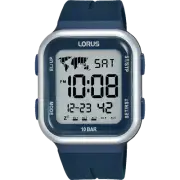 Lorus Digital 5 Alarm Chronograph Sports Watch Blue R2353PX-9