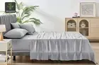 Ovela 100% Natural Bamboo Bed Sheet Set - Light Grey