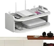 Router Storage Box | Multi Layer TV Set-top Box Stand,No Drill Wireless Router Heat Dissipation Rack, Multifunctional Storage Rack For Set-top Boxes, Routers, Game Consoles