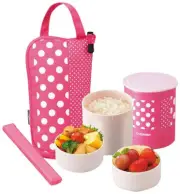 Zojirushi thermal insulation lunch box [0.5] Go Pink SZ-JA02-PA