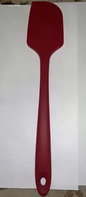 Red Silicon Nonstick Spatula Scraper 11 1/2 In Long