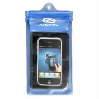 在飛比找樂天市場購物網優惠-[AROPEC] 吊掛式手機防水袋 大 藍 / BB-AG0
