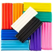 [10 Pc] Non-Toxic Rainbow Modelling Clay for Kids Sculpting & Crafts by Eucatus