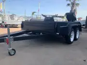 8x5 Tandem Trailer | Drop Front | 12" Sides | Checkerplate Floor | Townsville