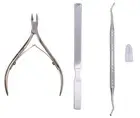 Nipper type nail clipper cutter scissors for curling (nail file, sonde, cuticle