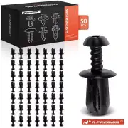 A-Premium 50Pcs 7mm Nylon Upper Cover Spoiler Retainer Clips for BMW Mini Cooper (for: Mini)