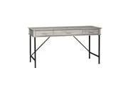 Maestro Furniture Elle 3-Drawers Office Study Writing Computer Desk - Washed Grey