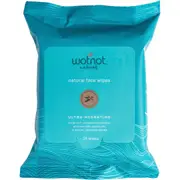 Wotnot Natural Face Wipes Ultra-Hydrating 25 Pack