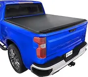 Tyger Auto T3 Soft Tri-fold Truck Bed Tonneau Cover Compatible with 2019-2023 Chevy Silverado/GMC Sierra 1500 New Body Style | 5'8" Bed | TG-BC3C1053 | Vinyl