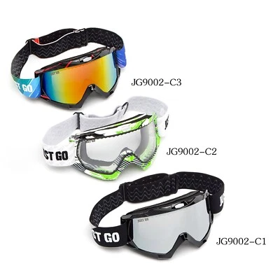 JUST GO Ski Goggles for Skiing Dual-Layer Anti-Fog UV lens Snowboard Goggles