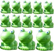 SEWOART 20pcs Mini Frog Ornament Miniature Resin Frogs Statue for Bonsai Decoration Cupcake Ornament Small Garden Ornaments Tiny Resin Toy Frog Mini Frogs Decoration Modeling Ingredients