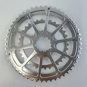 Bicycle Double Chainring 50/34T,52/36T Compatible with sram Front derailleur fit MTB/Road Bike Dual Chainring 2X drivetrain polishing chainwheel 8-12speed