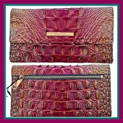Brahmin Cordelia Wallet in VIOLET QUARTZ OMBRÉ MELBOURNE Leather NWT