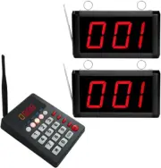 Wireless Queue Calling System Take a Number System Waiting Number Pager Customer