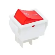High Performance Red Rocker Switch 16A/240V 20A/125V DPST 4 Pin Double Pole