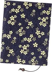 jojofuny Exquisite Handmade Book Sleeve Decorative Cloth Book Cover Protector for Students Elegant Stamping Design for Book Lovers and Decorative Use