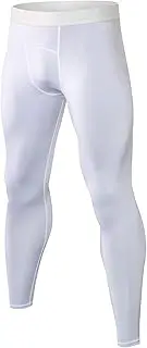 [SPVISE] 1 or 3 Pack Men's Compression Pants Athletic Yoga Leggings Running Tights Dry Fit Sport Base Layer Football Basketball